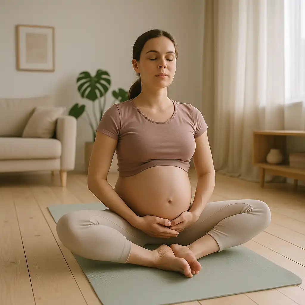 5 trygge yogaøvelser til dig der er gravid